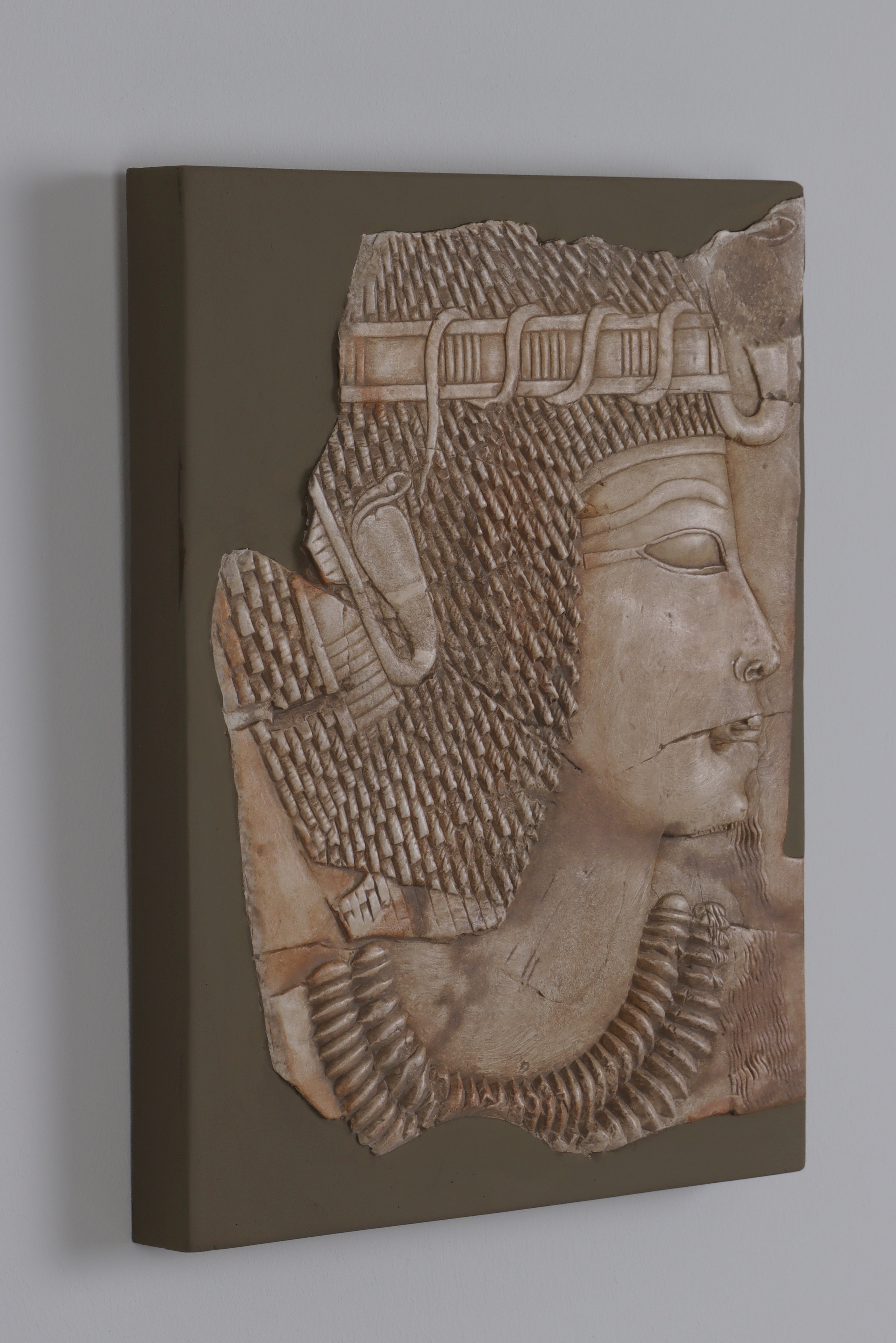 Amenophis III., Fragment mit Rahmen