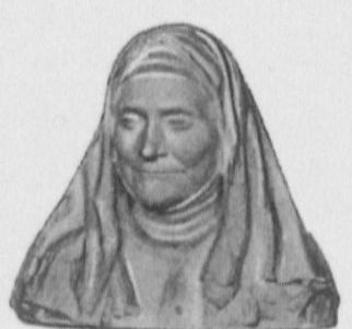 Caterina Sforza, Totenmaske mit Büste